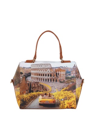  Ynot - Borsa a spalla boston bag Tg. 