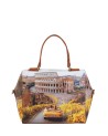 Ynot – Boston-Tasche in Größe M aus Kunstleder mit Città