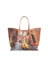 Ynot - Shoulder bag with double handles, Size M, in faux