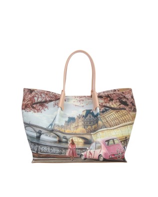  Ynot - Borsa a spalla con doppio manico Tg. 