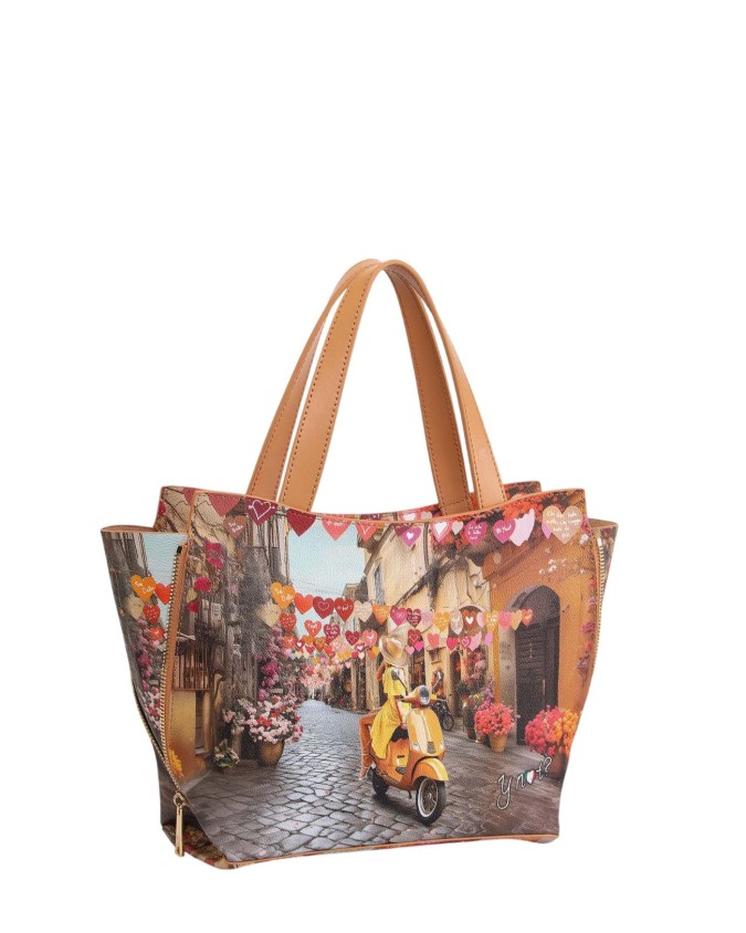 Ynot – Tote-Bag in Größe M aus Kunstleder mit zwei Henkeln und