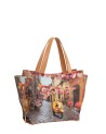 Ynot - Size M Faux Leather Tote Bag with Two Handles and