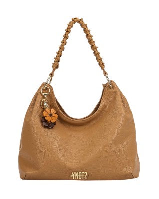  Ynot - Borsa a spalla Hobo in ecopelle morbida Tg. 