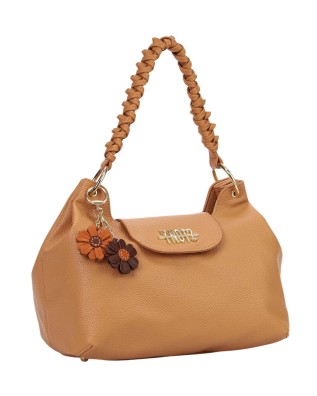 Ynot - Faux Leather Shoulder Bag with Flap, Size M, Zante 2