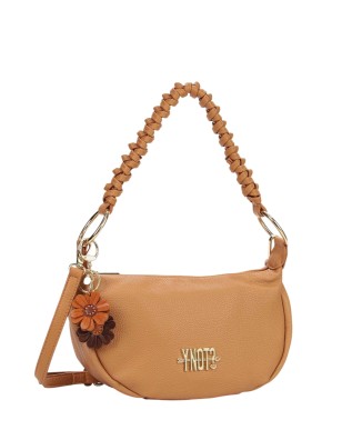  Ynot - Borsa hobo in ecopelle con manico intrecciato e 2