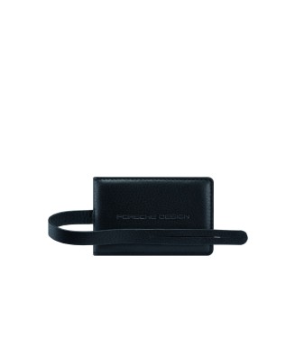 Porsche Design - Adressanhänger aus Leder für Gepäck