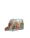 Ynot - Medium-sized City-Print Faux Leather Camera Bag (Yesbag)