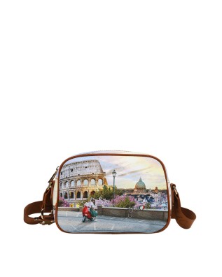 Ynot - Yesbag Printed Faux Leather Messenger Bag, Size S