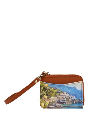  Ynot - Portafoglio donna con manico laterale in ecopelle Tg.