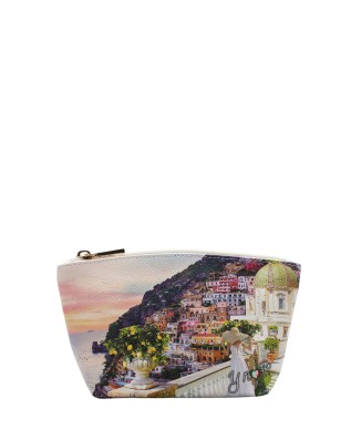 Ynot - Beauty Case Donna con stampa e zip Tg.  2