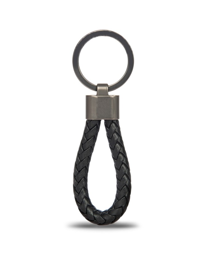 Porsche Design - Keychain with Braided Leather Cord