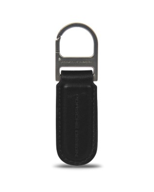  Porsche Design - Portachiavi in Pelle con Gancio in Metallo