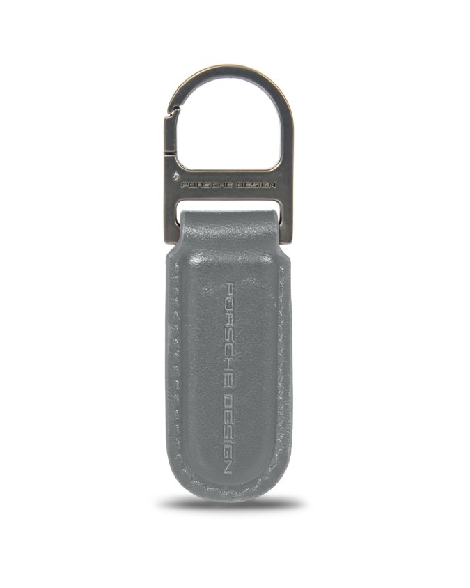  Porsche Design - Portachiavi in Pelle con Gancio in Metallo