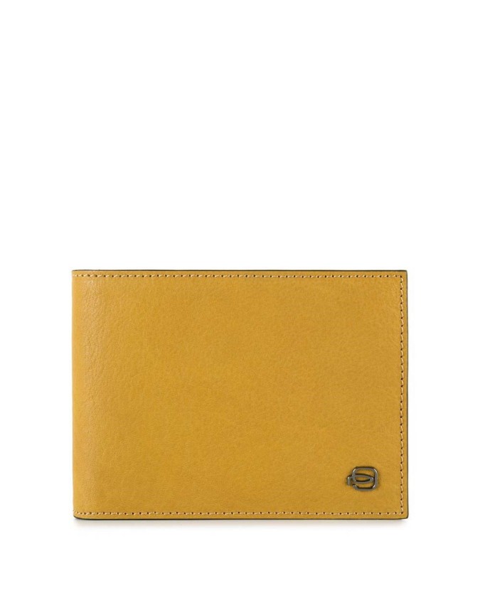 Piquadro Portafoglio uomo in pelle Black Square Giallo - PU1241B3R/G