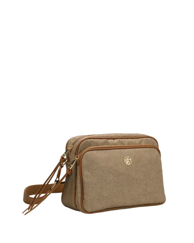 Ynot - Borsa a tracolla camera bag media in tessuto logato Cloud