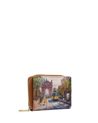  Ynot - Portafoglio donna mini in ecopelle stampa città Yesbag 2