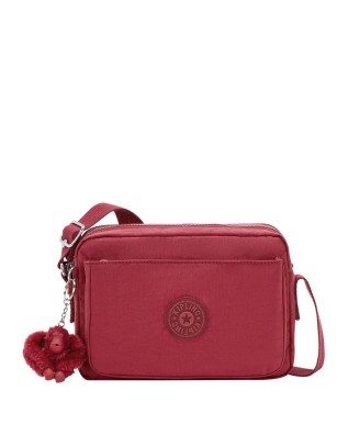  Kipling - Borsa a tracolla a doppio scomparto in nylon Abanu M