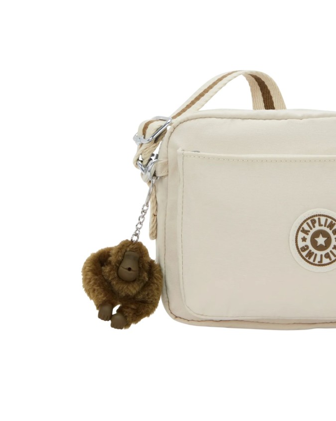  Kipling - Borsa a Tracolla a Doppio Scomparto in Tessuto
