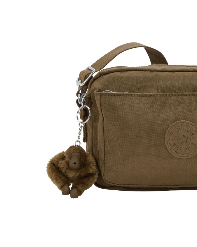  Kipling - Borsa a Tracolla a Doppio Scomparto in Tessuto
