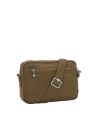  Kipling - Borsa a Tracolla a Doppio Scomparto in Tessuto