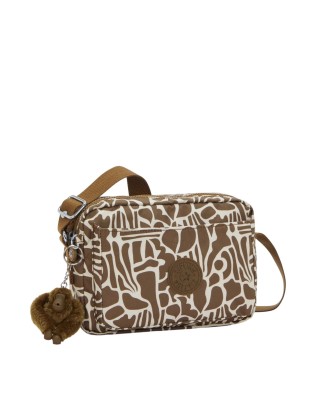  Kipling – Borsa a tracolla in nylon con portachiavi a 2