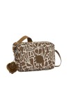 Kipling – Borsa a tracolla in poliestere con portachiavi a