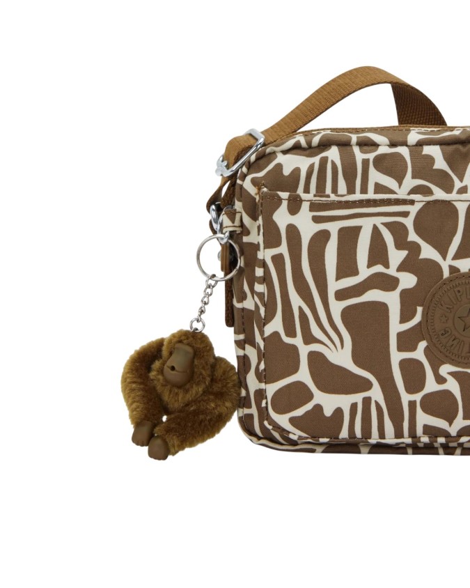 Kipling – Borsa a tracolla in poliestere con portachiavi a