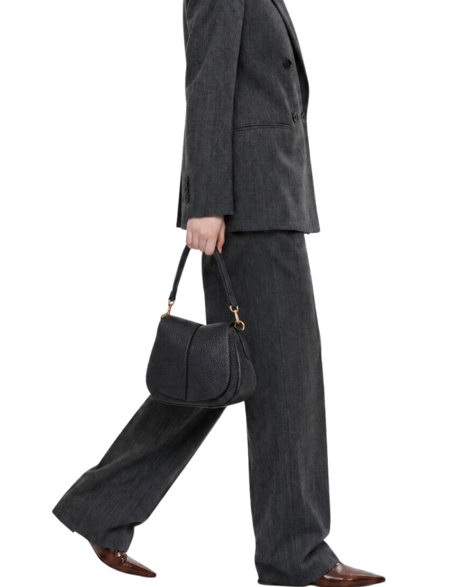  Gianni Chiarini - Borsa a spalla in pelle grana maxi con