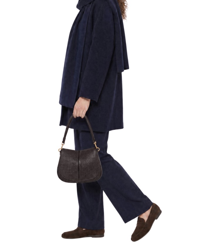  Gianni Chiarini - Borsa a spalla in pelle grana maxi con