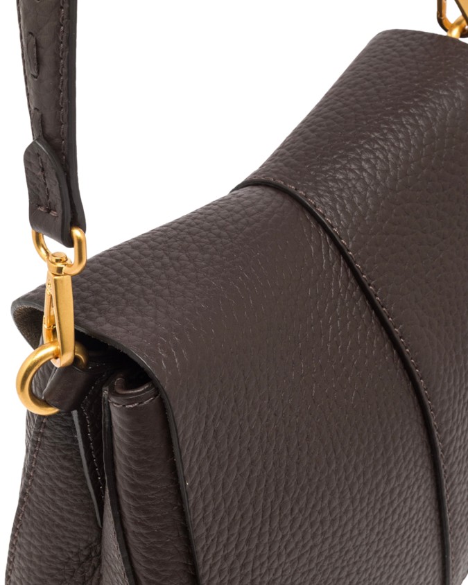  Gianni Chiarini - Borsa a spalla in pelle grana maxi con