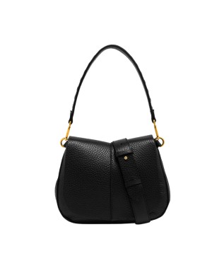  Gianni Chiarini - Borsa a spalla in pelle grana maxi con 2