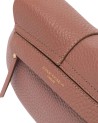 Gianni Chiarini - Horizontale Umhängetasche aus Leder mit Maxi-Narbung und Schulterriemen, Größe M, Modell Helena Round