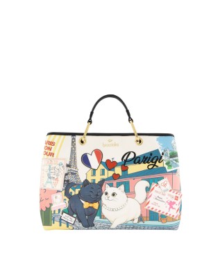  Braccialini - Borsa a mano in ecopelle Tg. 