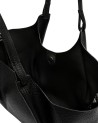 Gianni Chiarini - Schultertasche aus Leder mit Maxi-Narbung, Größe L, mit herausnehmbarer Clutch Dua