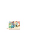 Braccialini - Women's Continental faux leather wallet, size M, with the "Napoli Cartoline" print