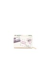 Braccialini - Women's Continental faux leather wallet, size M, with the "Napoli Cartoline" print