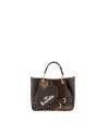  Braccialini - Borsa a mano con tracolla in ecopelle Tg.S Amy
