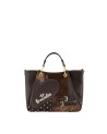  Braccialini - Borsa a mano con tracolla in ecopelle Tg. 