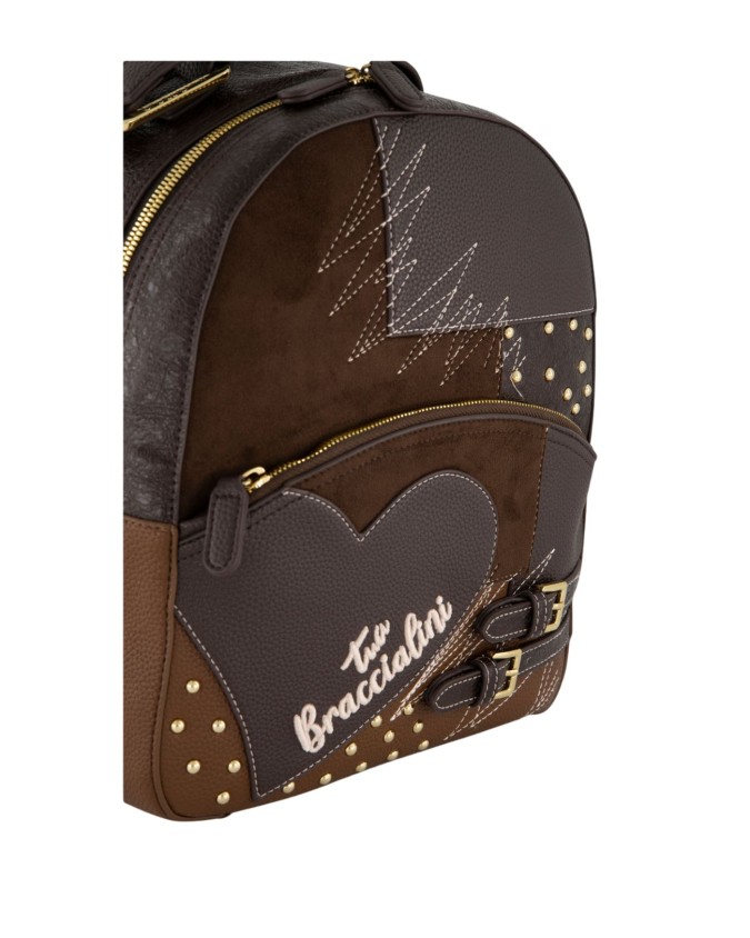  Braccialini - Zainetto donna in ecopelle Amy Patchwork