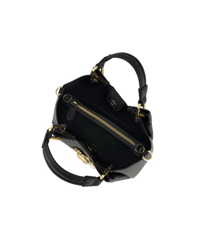Braccialini - Borsa a mano Tg. S in ecopelle con charm gioiello