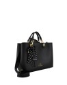 Braccialini - Handtasche, Größe L, aus Kunstleder, mit Schlüsselanhänger und Beth-Band
