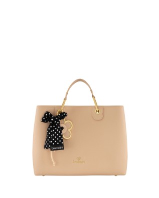 Braccialini - Handtasche, Größe L, aus Kunstleder, mit...