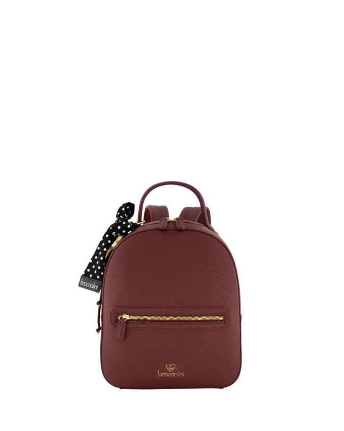 Braccialini - Zaino donna in ecopelle con portachiavi e