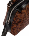 Gianni Chiarini - Handtasche mit zwei Henkeln und Schulterriemen, Größe M, aus Leder in Alifa-Pferdelederoptik