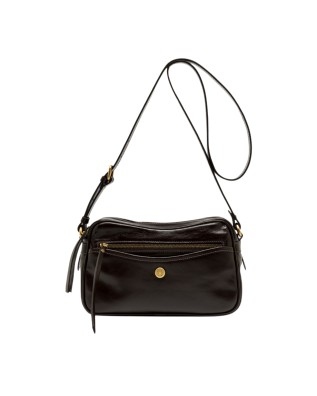  Gianni Chiarini - Borsa a Tracolla con Tasca Frontale in Pelle