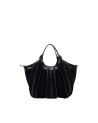 Gianni Chiarini - Leather and Suede "Due" Handbag with Shoulder Strap