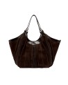 Gianni Chiarini - Dua Leather and Suede Shoulder Bag