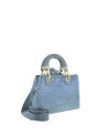 Braccialini - Handtasche mit Schulterriemen, Größe M, aus Kunstwildleder, Modell Beth Strass