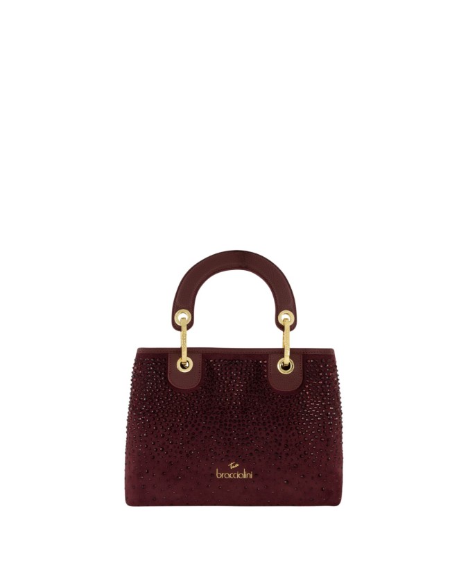 Braccialini - Beth Strass suede-look...