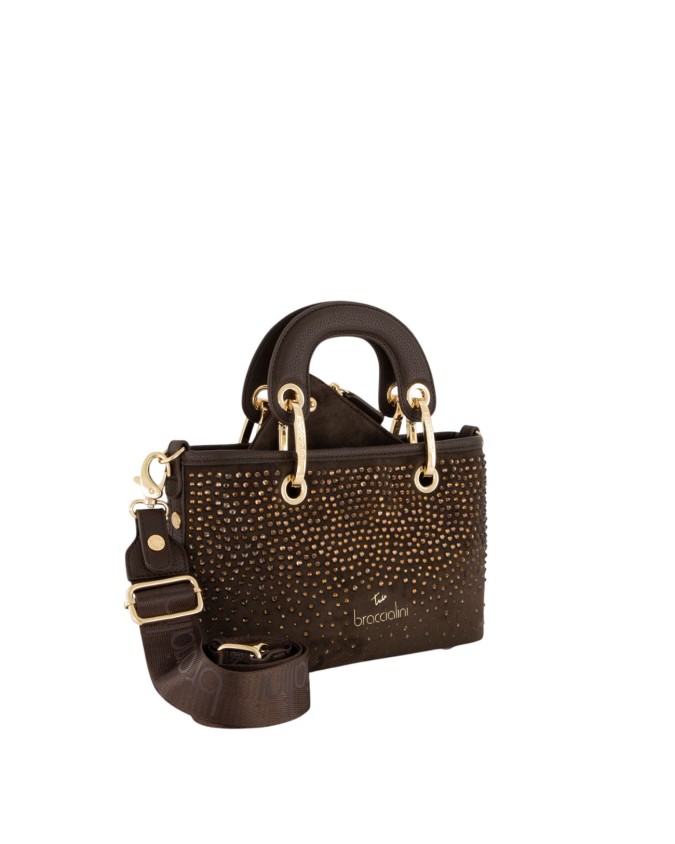 Braccialini - Beth Strass faux suede...
